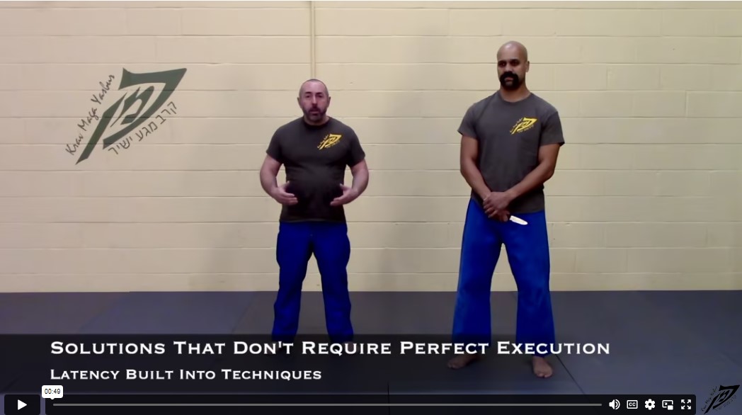 Krav Maga Techniques & Solutions Don't Require Perfect execution